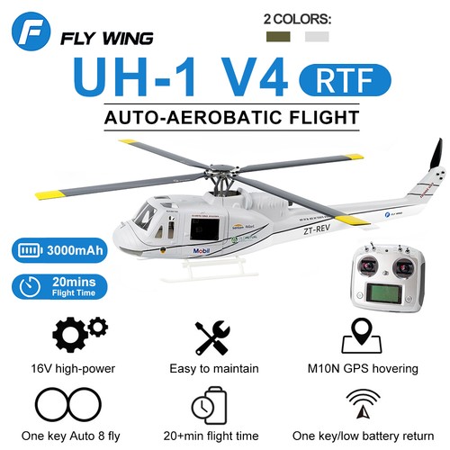 Fly wing rc elicottero - fly, uh-1