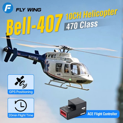 Fly wing bell 407 heli - bell-407,