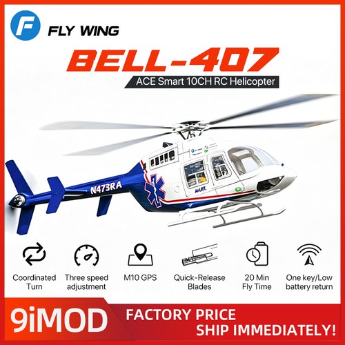 Fly wing bell 407 heli - wing, ace