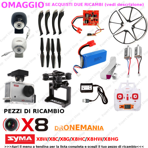 Ricambi drone syma - syma, x8g